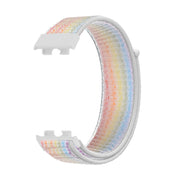 For Huawei Band 8 16mm Woven Nylon Loop Watch Band(Colorful)