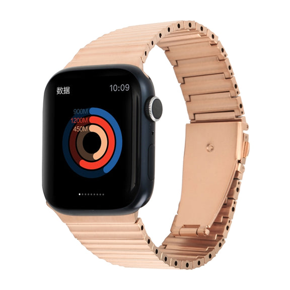 Ocean Metal Replacement Watch Band For Apple Watch 38mm(Rose Gold)