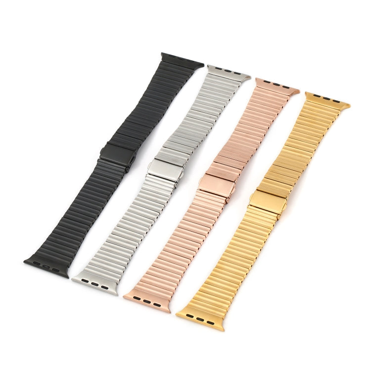 Ocean Metal Replacement Watch Band For Apple Watch 8 41mm(Gold)