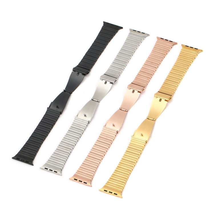 Ocean Metal Replacement Watch Band For  Apple Watch 6 40mm(Gold)