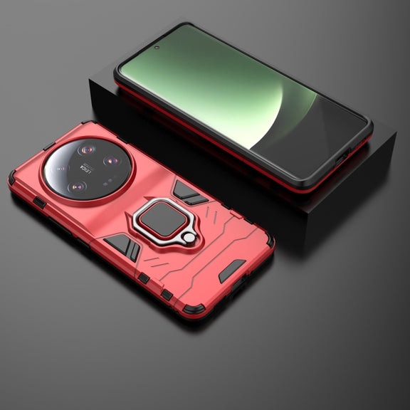 For Xiaomi 13 Ultra Magnetic Ring Holder PC + TPU Phone Case(Red)