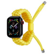 Stretch Plain Silicone Bean Watch Band For Apple Watch 38mm(Yellow) -  by PMC TechLife | Online Shopping South Africa | PMC TechLife