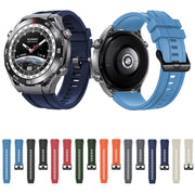 3pcs Longer Style For Huawei Watch Ultimate Silicone Replacement Watch Band(Starlight Color)