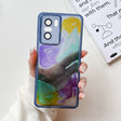 For Xiaomi Redmi K40 Pro Oil Painting Electroplating TPU Phone Case(Blue) - free shipping - PMC TechLife - Order now!