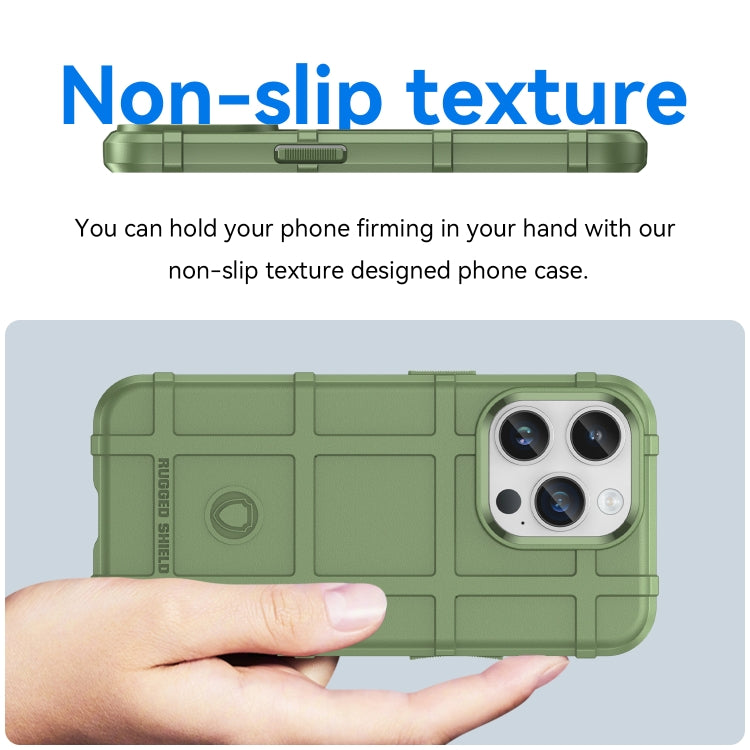 For iPhone 15 Pro Max Full Coverage Shockproof TPU Phone Case(Green)