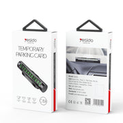 Yesido C68 Car Temporary Parking Card Magnetic Adsorption Luminous Phone Number Plate(Black)