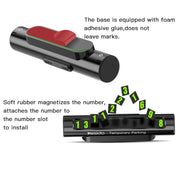Yesido C68 Car Temporary Parking Card Magnetic Adsorption Luminous Phone Number Plate(Black)