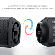 BS-36 20W Multi-Function 3D Stereo Surround Bluetooth Speaker Subwoofer Soundbar(Black)