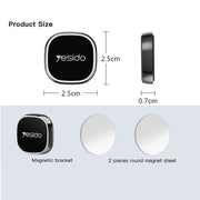 Yesido C81 Car Dashboard Mini Strong Magnetic Phone Holder(Black)