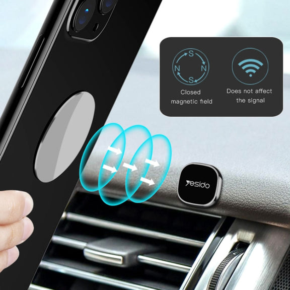Yesido C81 Car Dashboard Mini Strong Magnetic Phone Holder(Silver)