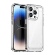 For iPhone 15 Pro Colorful Series Acrylic + TPU Phone Case(Transparent) - iPhone 15 Pro Cases by PMC TechLife | Online Shopping South Africa | PMC TechLife | Buy Now Pay Later Mobicred