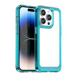 For iPhone 15 Pro Max Colorful Series Acrylic + TPU Phone Case(Transparent Blue) - iPhone 15 Pro Max Cases by PMC TechLife | Online Shopping South Africa | PMC TechLife