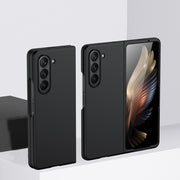 For Samsung Galaxy Z Fold5 Fuel Injection PC Skin Feel Phone Case(Black)