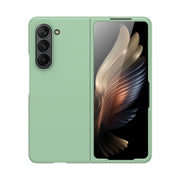 For Samsung Galaxy Z Fold5 Fuel Injection PC Skin Feel Phone Case(Mint Green)
