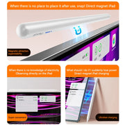BP20Pro Magnetic Wireless Charging Active Bluetooth Stylus Pen(White)