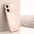 For OnePlus Ace 2V XINLI Straight Edge 6D Electroplate TPU Phone Case(Pink) - free shipping - PMC TechLife - Order now!