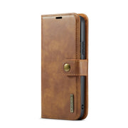 For Samsung Galaxy A34 5G DG.MING Crazy Horse Texture Detachable Magnetic Leather Case(Brown)