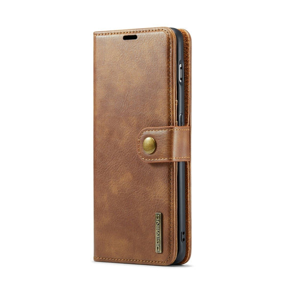 For OnePlus 11 DG.MING Crazy Horse Texture Detachable Magnetic Leather Case(Brown)