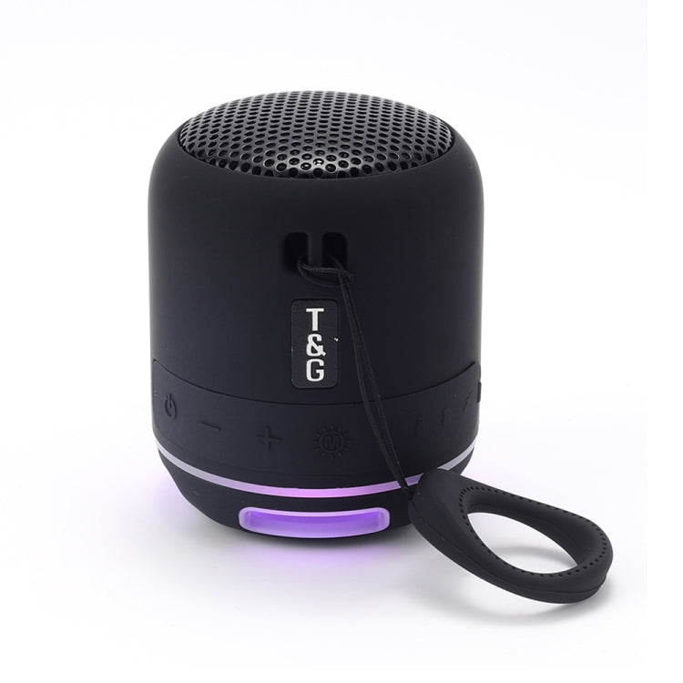 T&G TG294 TWS LED Mini Portable Wireless Stereo Sound Outdoor Speaker(Black)