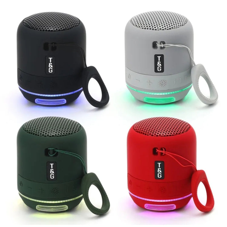 T&G TG294 TWS LED Mini Portable Wireless Stereo Sound Outdoor Speaker(Red)