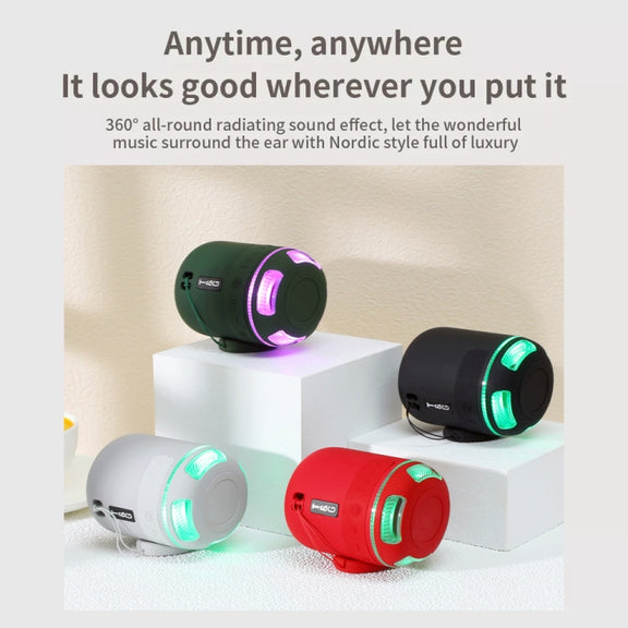 T&G TG294 TWS LED Mini Portable Wireless Stereo Sound Outdoor Speaker(Black)