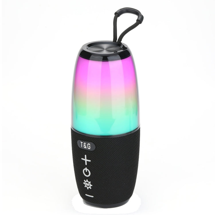 T&G TG644 5W High Power RGB Light Portable Bluetooth Speaker(Black)