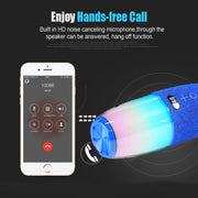 T&G TG644 5W High Power RGB Light Portable Bluetooth Speaker(Blue)