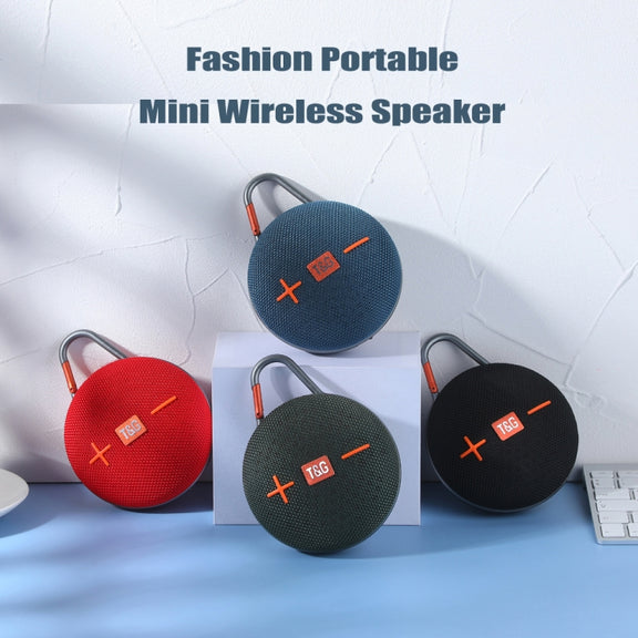 T&G TG648 TWS Outdoor Mini Portable Wireless Bluetooth Speaker with LED Light(Red)