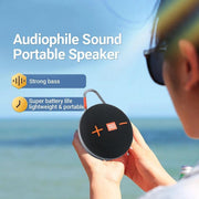 T&G TG648 TWS Outdoor Mini Portable Wireless Bluetooth Speaker with LED Light(Red)