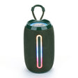 T&G TG653 TWS LED Mini Portable Wireless Stereo Sound Outdoor Speaker(Dark Green) - Mini Speaker by T&G | Online Shopping South Africa | PMC TechLife | Buy Now Pay Later Mobicred