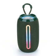 T&G TG653 TWS LED Mini Portable Wireless Stereo Sound Outdoor Speaker(Dark Green)