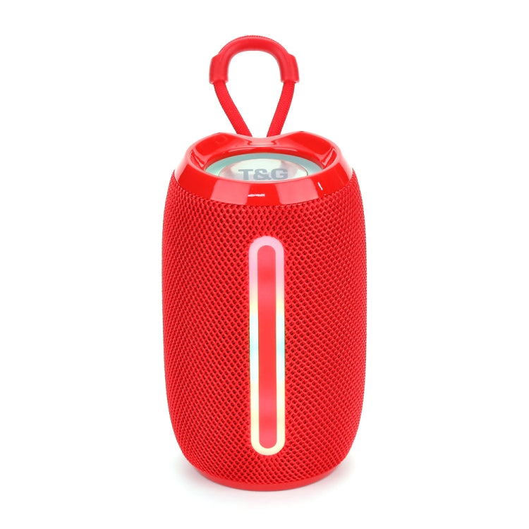T&G TG653 TWS LED Mini Portable Wireless Stereo Sound Outdoor Speaker(Red)