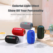 T&G TG653 TWS LED Mini Portable Wireless Stereo Sound Outdoor Speaker(Red)