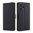For Xiaomi Redmi Note 12 Turbo Ultra-thin Voltage Side Buckle Horizontal Flip Leather Phone Case(Black) - free shipping - PMC TechLife - Order now!