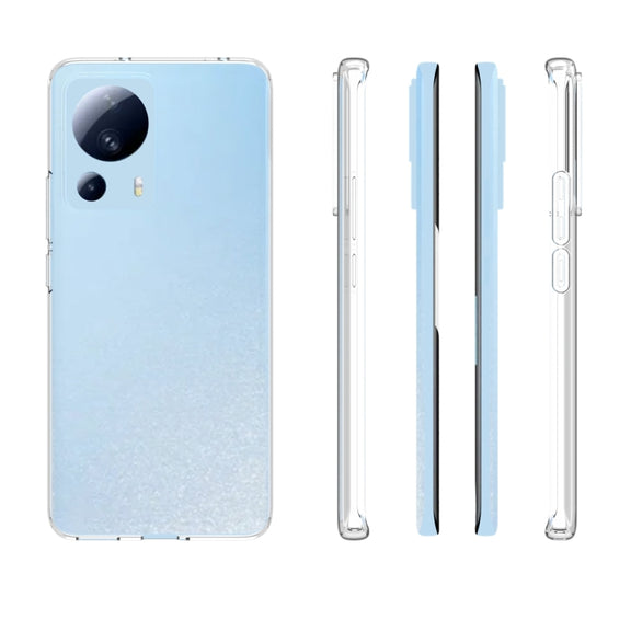 For Xiaomi 13 Lite 5G / Civi 2 5G Water-resistant Texture TPU Phone Case(Transparent)