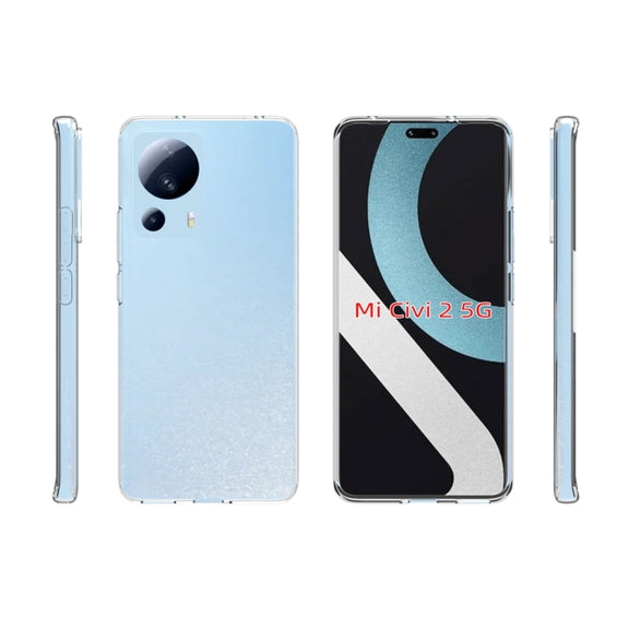 For Xiaomi 13 Lite 5G / Civi 2 5G Water-resistant Texture TPU Phone Case(Transparent)