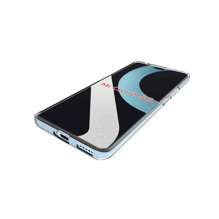 For Xiaomi 13 Lite 5G / Civi 2 5G Water-resistant Texture TPU Phone Case(Transparent)