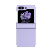 For Samsung Galaxy Z Flip5 Skin Feel PC Phone Case with Hinge(Purple)