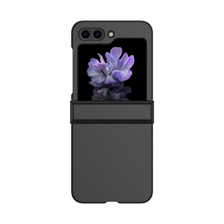 For Samsung Galaxy Z Flip5 Skin Feel PC Phone Case with Hinge(Black)