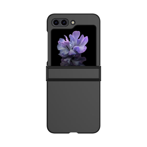 For Samsung Galaxy Z Flip5 Skin Feel PC Phone Case with Hinge(Black)
