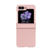 For Samsung Galaxy Z Flip5 Skin Feel PC Phone Case with Hinge(Pink)