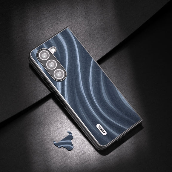 For Samsung Galaxy Z Fold5 ABEEL Galactic Pattern Protective Phone Case(Blue)