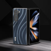 For Samsung Galaxy Z Fold5 ABEEL Galactic Pattern Protective Phone Case(Blue)