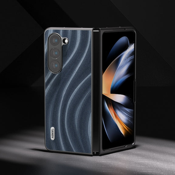 For Samsung Galaxy Z Fold5 ABEEL Galactic Pattern Protective Phone Case(Blue)
