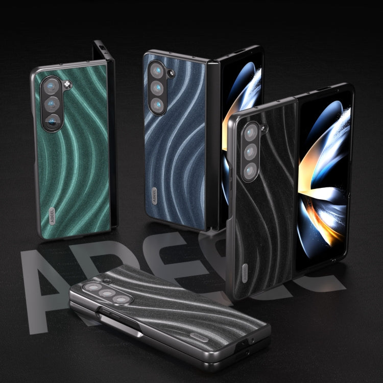 For Samsung Galaxy Z Fold5 ABEEL Galactic Pattern Protective Phone Case(Blue)