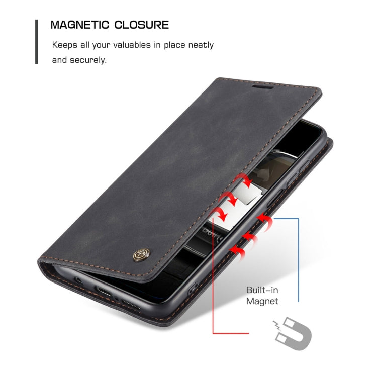 For Xiaomi Redmi Note 9 Pro/Note 9 Pro Max/Note 9s CaseMe 013 Multifunctional Horizontal Flip Leather Case, with Card Slot & Holder & Wallet(Black)