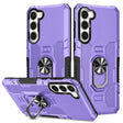 For Samsung Galaxy S23 5G Ring Holder Armor Hybrid Phone Case(Purple) - free shipping - PMC TechLife - Order now!