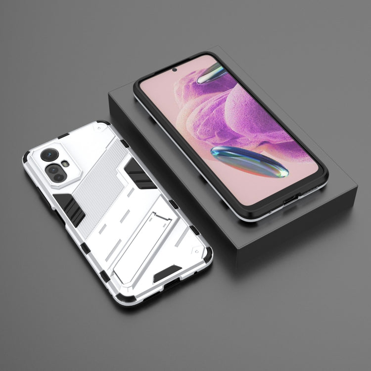 For Xiaomi Redmi Note 12S 4G Punk Armor 2 in 1 PC + TPU Phone Case(White)