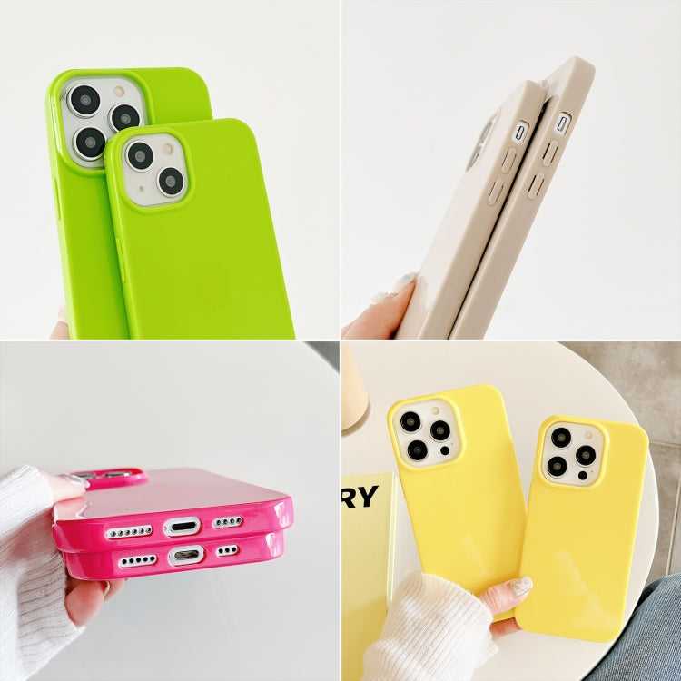 For iPhone 14 Pro Max Shockproof Solid Color TPU Phone Case(Black)