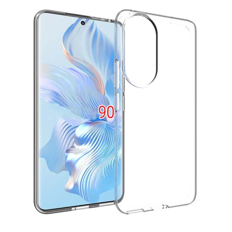 For Honor 90 Water-resistant Texture TPU Phone Case(Transparent)